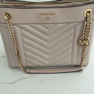 Michael Kors Whitney Tote with Gold Chain